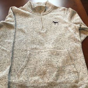 PINK Women’s 3/4 Zip Sweatshirt- Size S